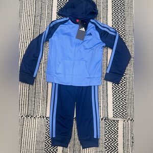 Adidas Blue and Navy Tracksuit